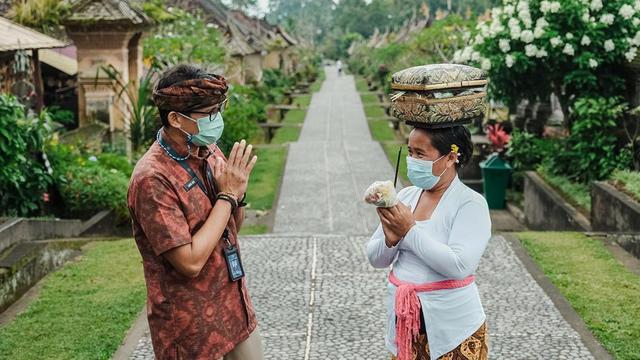 Kemenparekraf di Desa Penglipuran