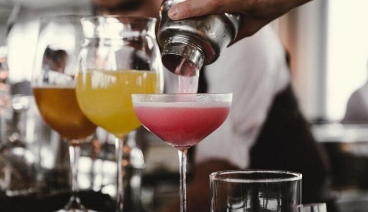 Ilustrasi bartender.