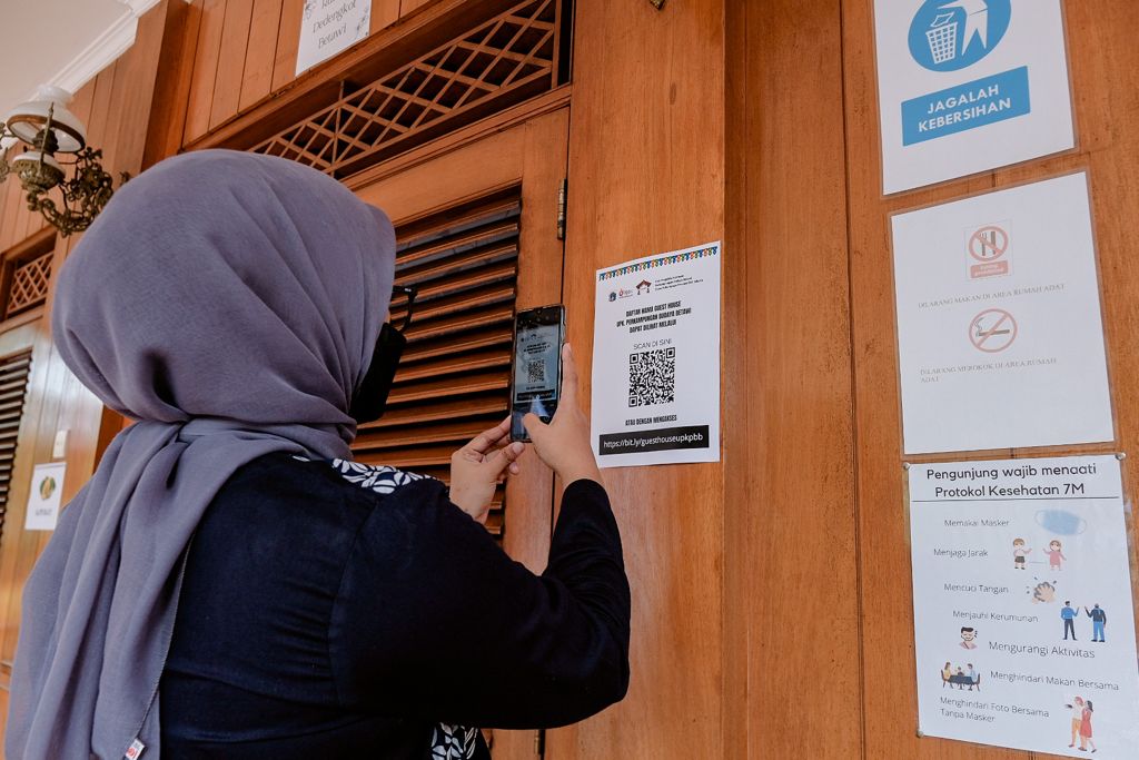 Penerapan prokes di tempat wisata