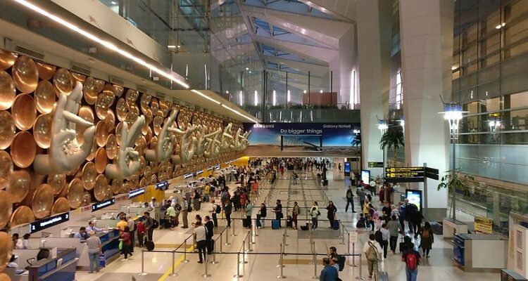Ilustrasi Indira Gandhi International Airport, New Delhi