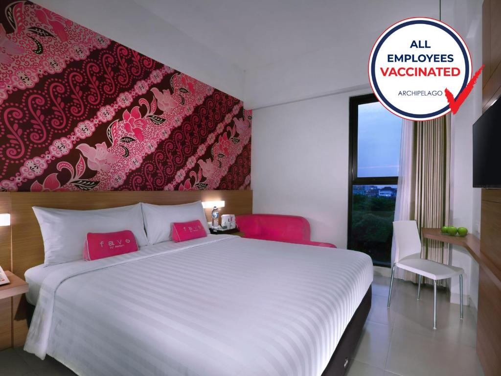 Bedroom di favehotel Malioboro - Yogyakarta  (Foto: doc booking.com)