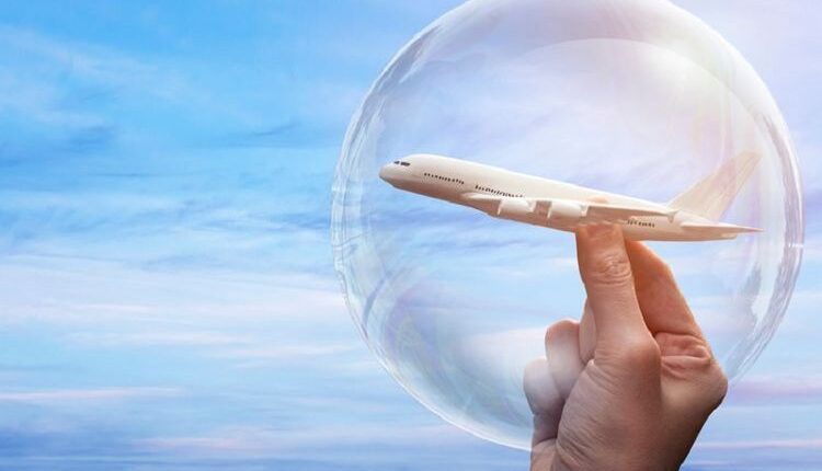 Ilustrasi Travel Bubble