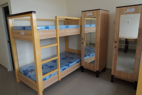 Kamar di Rusun Penginapan Penonton