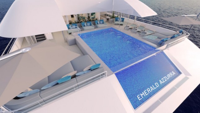 Qatar Hadirkan Kapal Pesiar Mewah Superyacht, Emerald Azzurra (Foto: www.cruiseindustrynews.com)