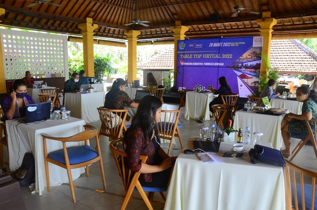 Virtual Table Top di Griya Santrian Hotel, Sanur, Bali -IST