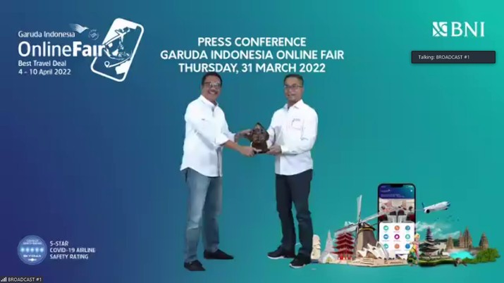 Foto: Garuda Indonesia Online Travel Fair (GOTF) 2022 (Dok. BNI)