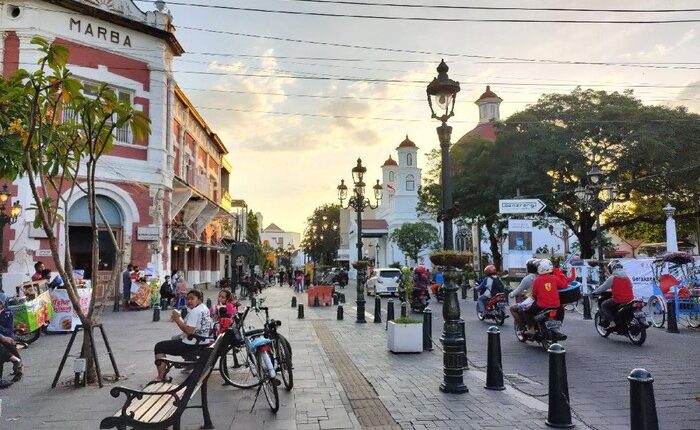 Kota Lama Semarang, Agustus 2020. Foto: Angling Adhitya Purbaya/detikcom