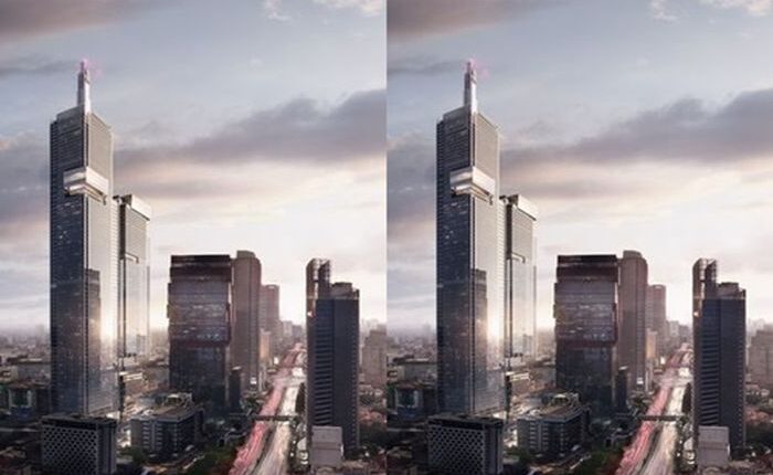 Autograph Tower di Kompleks Thamrin Nine, bakal jadi gedung tertinggi di Indonesia.