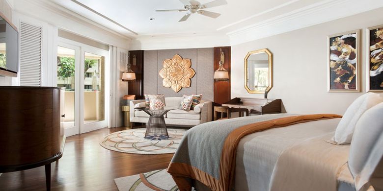 Jimbaran Deluxe Room di InterContinental Bali Resort, Jimbaran, Bali.(Arsip InterContinental Bali Resort)