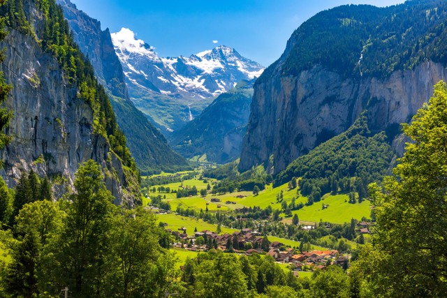 Desa Lauterbrunnen di Swiss. Foto: kavalenkava/Shutterstock