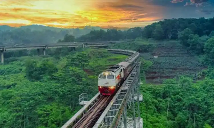 Ilustrasi Kereta api