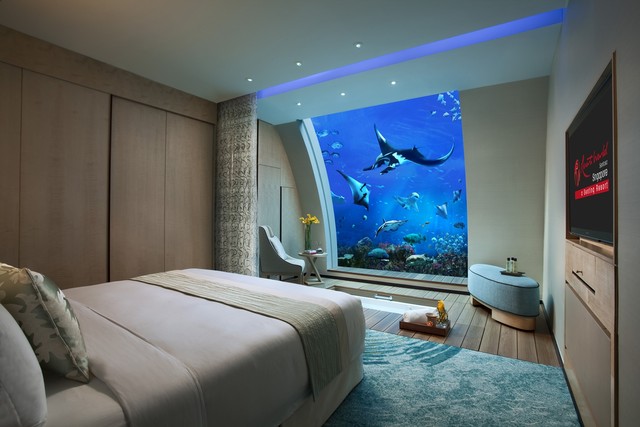 Ocean Suites, hotel unik yang menawarkan sensasi berada di bawah air di Resorts World Sentosa Foto: Dok. Resorts World Sentosa