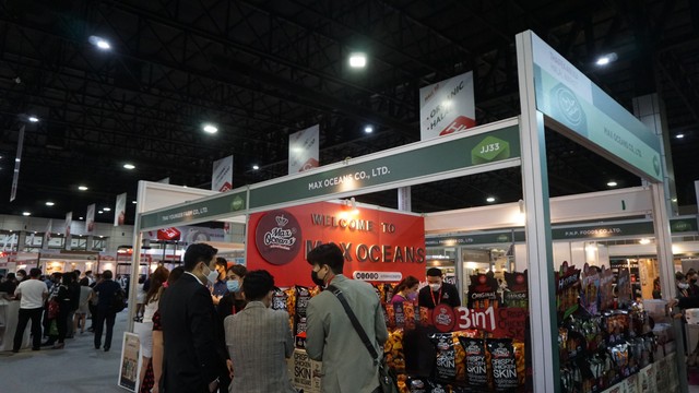 Acara pameran Thaifex Anuga Asia 2022 di Thailand, Bangkok. Foto: Nurlaela/kumparan