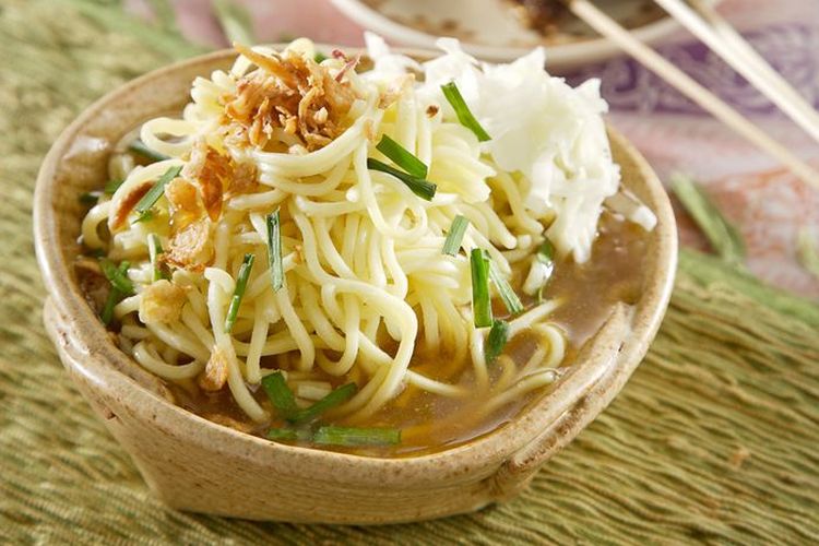 Ilustrasi mi ongklok khas Wonosobo ala Sajian Sedap. (DOK. SAJIAN SEDAP)