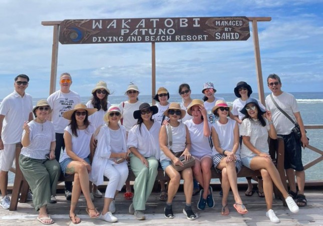 Keindahaan Kawasan Wisata Wakatobi Membuat Direktur MURI Aylawati Sarwono Terpesona