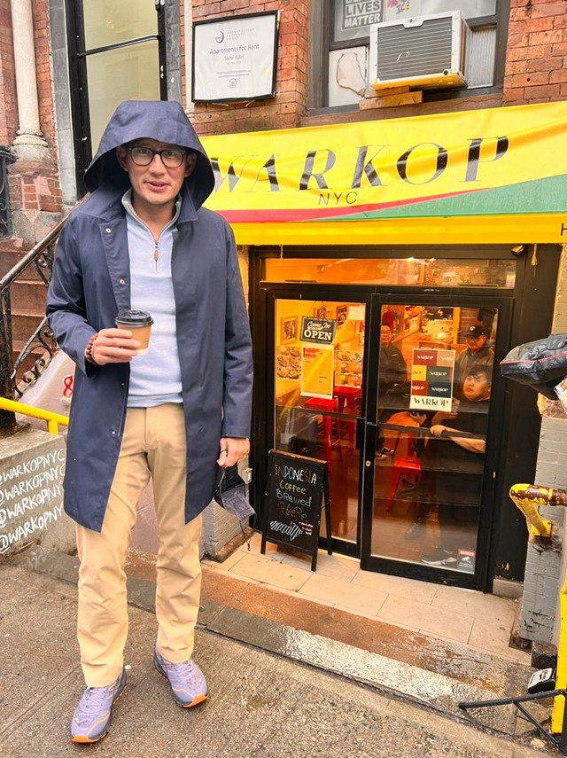 Sandiaga Uno di New York, Amerika Serikat. Foto: Dok. Istimewa