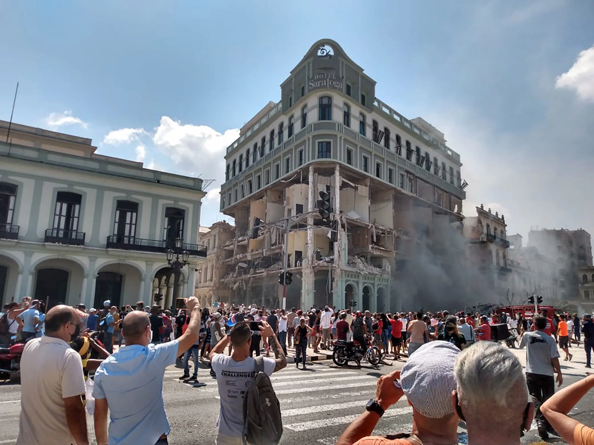 Cuba Hotel Saratoga explosion