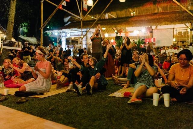 Suasana pertunjukan musik di UFF - foto. Wayan Martino