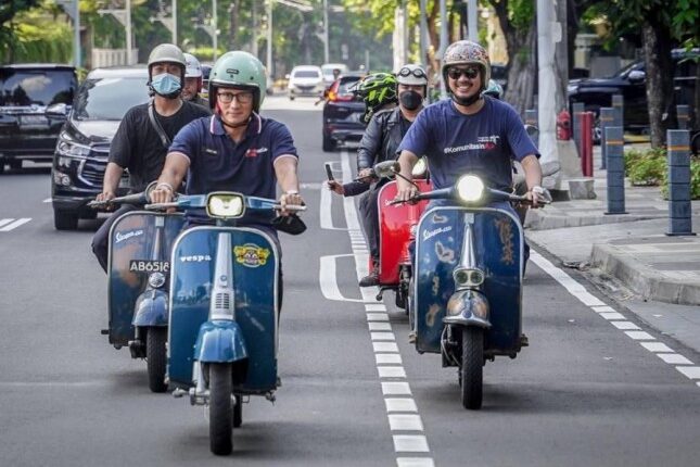 Vespa World Day di Bali (Dok: Kemenparekraf)