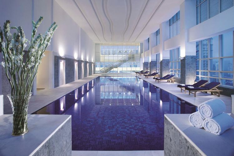 Ilustrasi kolam renang di The Mayflower, Jakarta - Marriott Executive Apartments(Dok. The Mayflower, Jakarta - Marriott Executive Apartments)