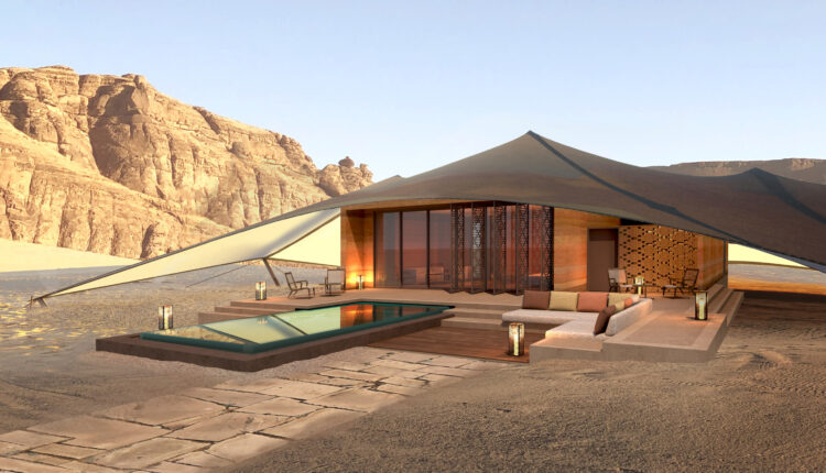 AW2 designs Bedouin-informed tent resort in Saudi Arabia's AlUla desert Foto: doc dezeen.com
