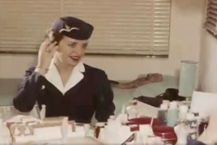 Betty Nash ketika usia muda.(SAM SWEENEY VIA TANGKAP LAYAR ABC NEWS)
