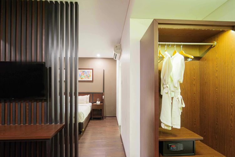Ilustrasi salah satu kamar di Amanuba Hotel & Resort Rancamaya di Kota Bogor, Jawa Barat.(Dok. Amanuba Hotel & Resort)