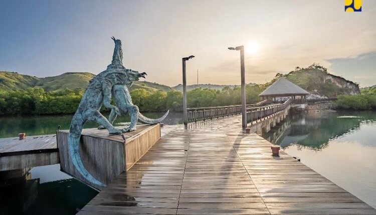 Wajah baru Pulau Rinca di Taman Nasional (TN) Komodo.(Dok. Kementerian PUPR.)