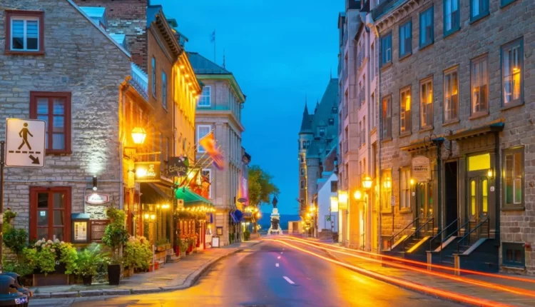 Old town area in Quebec City.