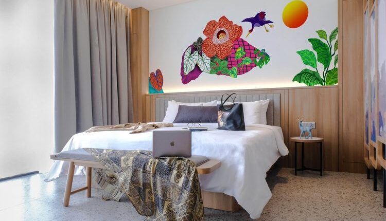 Ilustrasi salah satu kamar di Artotel Batam di Kepulauan Riau.(Dok. Artotel)