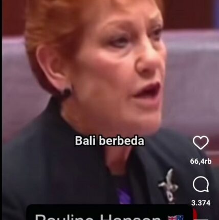 Sandiaga Uno bantah statement Senator Pauline Hanson (foto screenshot @sandiuno)