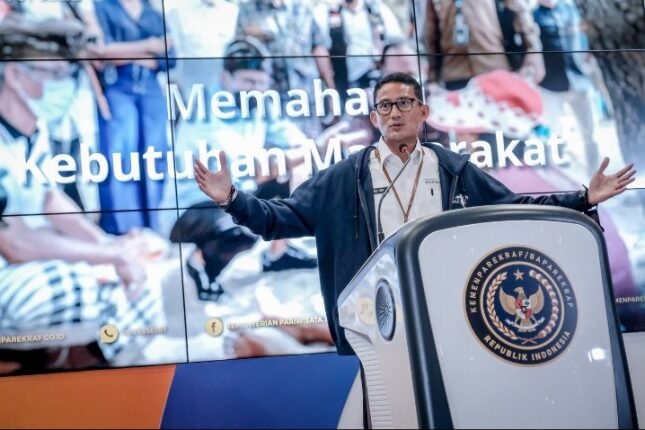 Menparekraf Sandiaga Salahuddin Uno