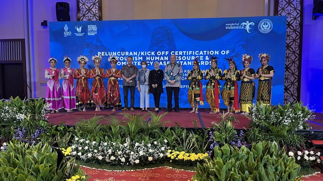 suasana peluncuran Certification of Tourism Human Resource & Competency Based Standards di Jakarta, Jumat (2/9). Foto: Anggita Aprilyanu/kumparan
