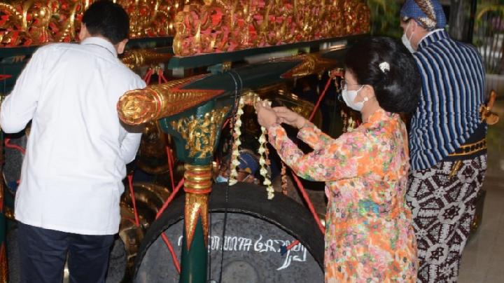 Gamelan Kyai Yasa Arum diluncurkan di Royal Ambarrukmo Hotel Yogyakarta. Dok.istimewa