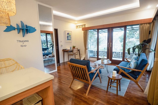 Akomodasi tematik karya Arnis Muhammad di Dago Heuvel Resort Bandung Foto: Dok. Traveloka