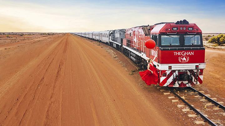 Kereta The Ghan. journeybeyondrail.com.au