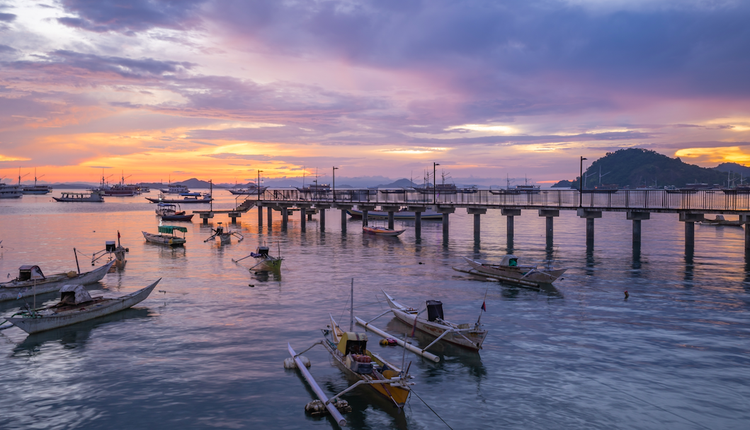 Dermaga Pink Marina Labuan Bajo.(Biro Komunikasi Publik Kementerian PUPR)