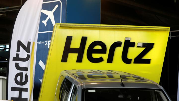 Perusahaan rental mobil, Hertz. REUTERS
