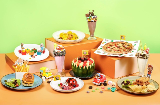 Festive menu CoComelon di  Fairmont Jakarta. Foto: Dok. Fairmont Jakarta