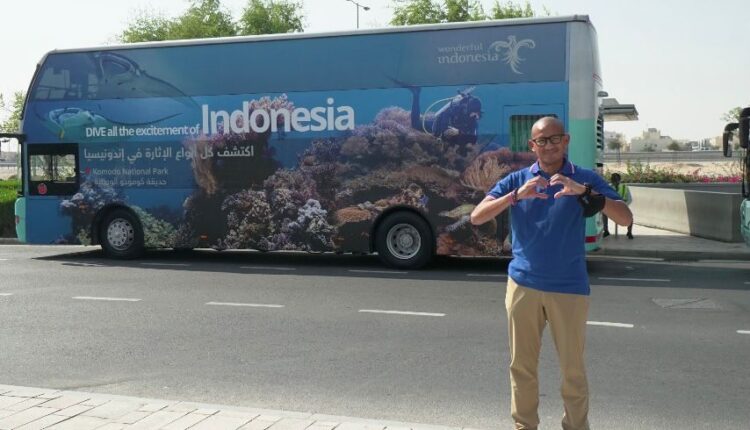 Iklan pariwisata Indonesia di tengah kemeriahan Piala Dunia 2022 Foto: (dok. Kemenparekraf)