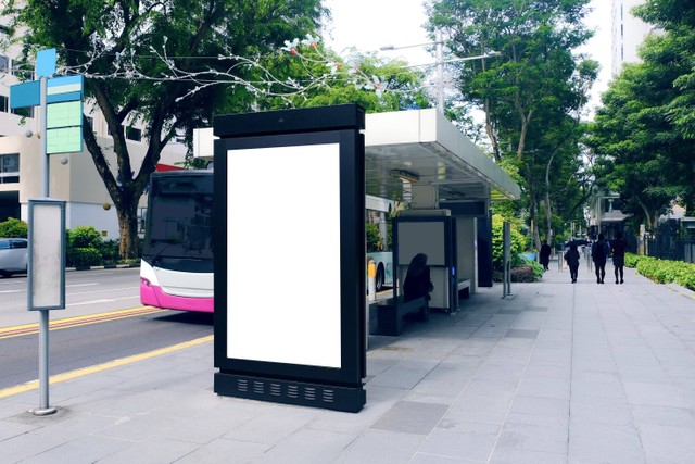 Ilustrasi bus di Singapura. Foto: Shutterstock