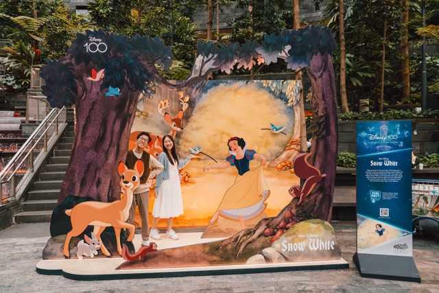 Festival Disney100 di Jewel Changi Airport Singapura. Foto: Dok. Jewel Changi Airport