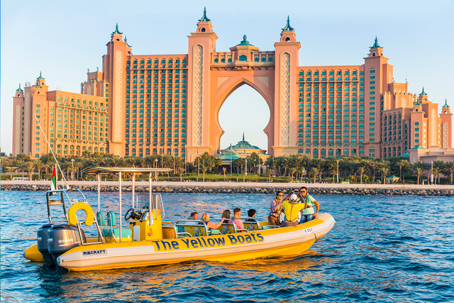 The Yellow Boats Atlantis Blast Tour Dubai. Foto: Dok. The Yellow Boats
