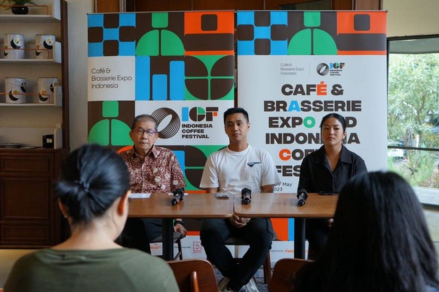 Konferensi pers Cafe & Brasserie Expo dan Indonesia Coffee Festival. Foto: prassso/side.id.