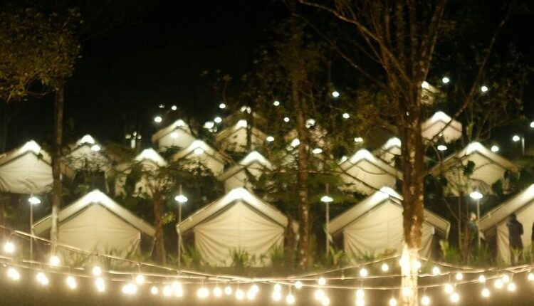 Suasana Malam di Glamping Menoreh, DI Yogyakarta(Dokumen Glamping Menoreh)