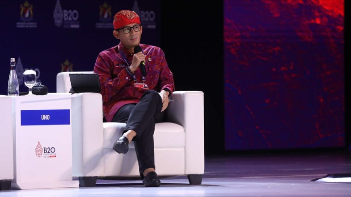 Foto: Menteri Pariwisata Sandiaga Uno. (CNBC Indonesia/Tri Susilo)