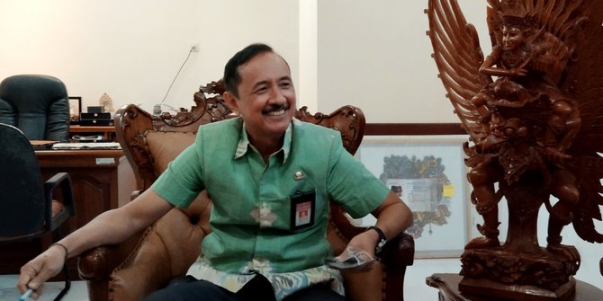 Pelaksana Tugas (Plt) Kepala Dinas Pariwisata Provinsi Bali Tjok Bagus Pemayun. ©2021 Merdeka.com/Moh. Kadafi