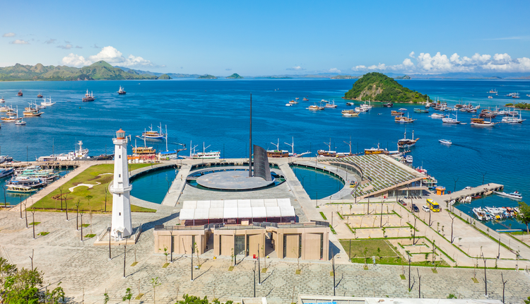 Bird eye view Marina Labuan Bajo(Biro Komunikasi Publik Kementerian PUPR)