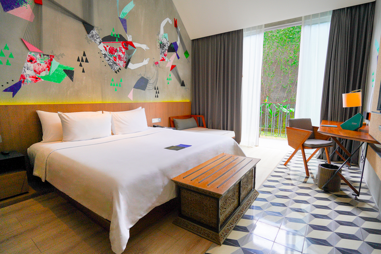 Ilustrasi salah satu kamar di Artotel Sanur - Bali.(Dok. Artotel Group)