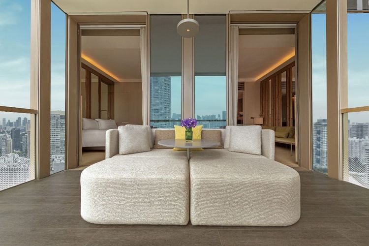 Ilustrasi kamar di Pan Pacific Orchard, Singapura. (Dok. Pan Pacific)